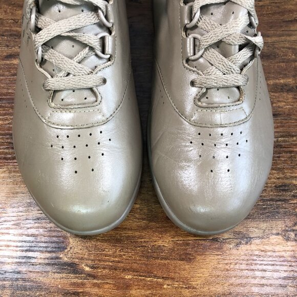 SAS Free Time Tripad Comfort Leather Shoes Beige/Taupe Womens Size 8 W Wide - Picture 2 of 11